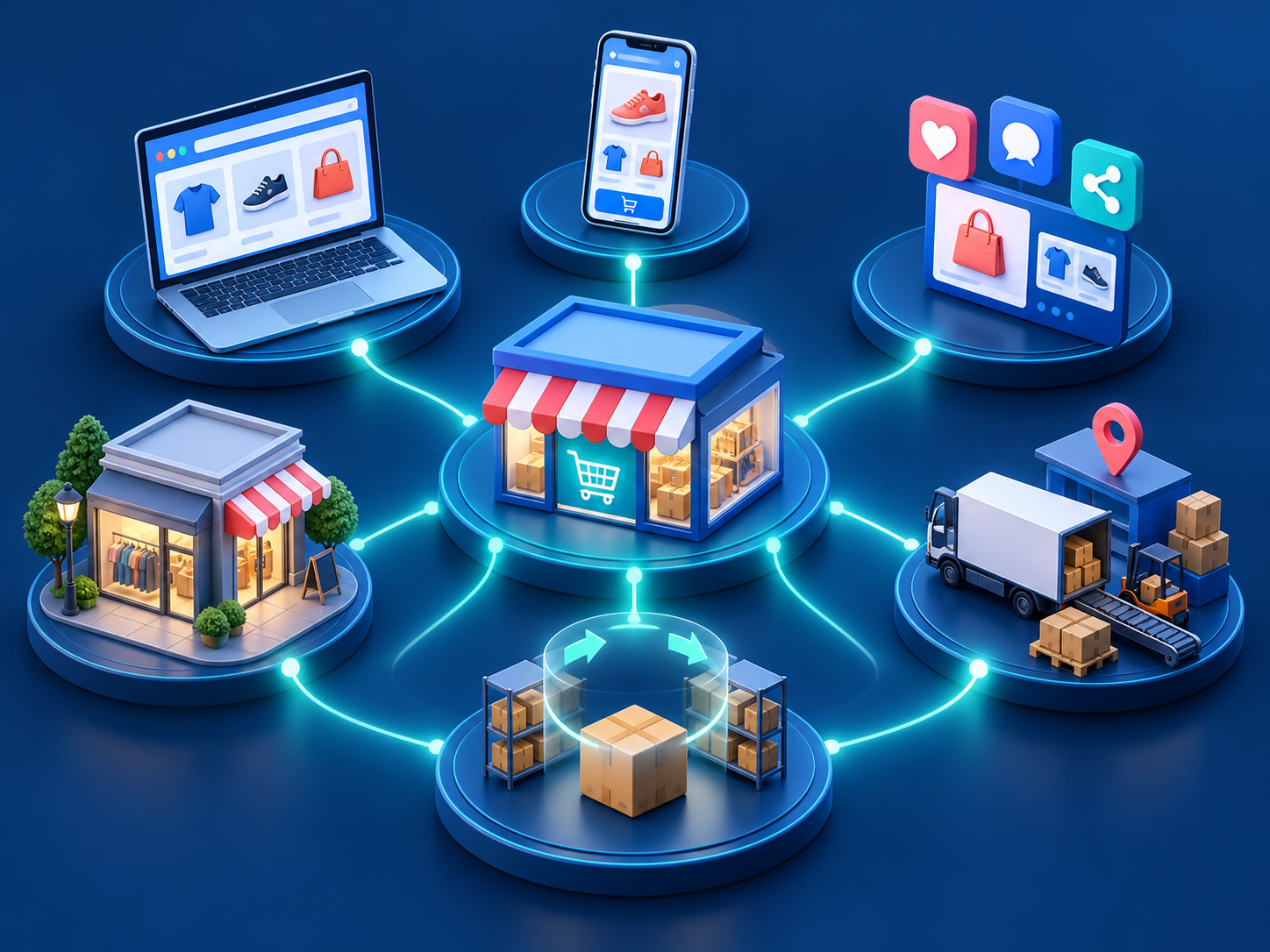 Xây dựng bán hàng đa kênh: Kết nối website, mạng xã hội và cửa hàng