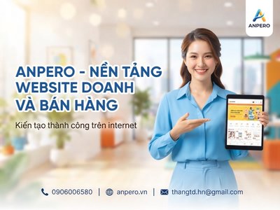 Anpero nền tảng website doanh nghiệp và bán hàng