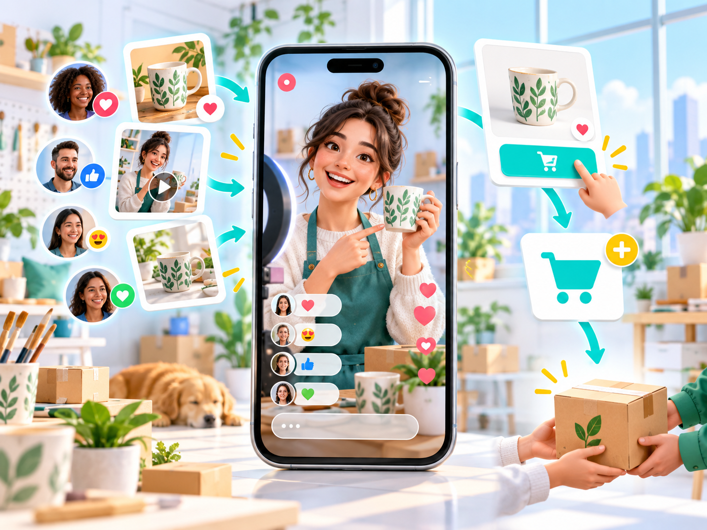 Social commerce là gì? Cách biến nội dung mạng xã hội thành đơn hàng