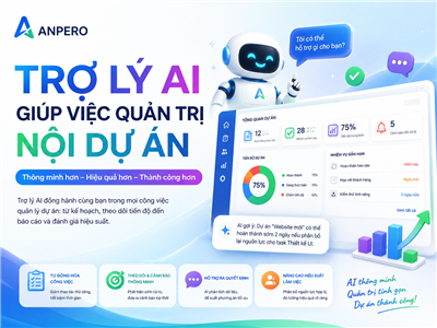 Trợ lý AI giúp việc quản trị nội dung dễ dàng hơn trên Anpero